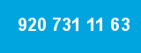 920 731 11 63